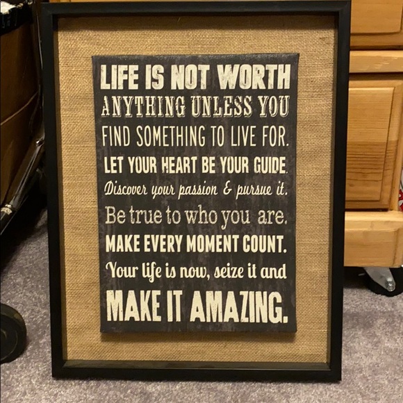 Other - Inspirational wall decor